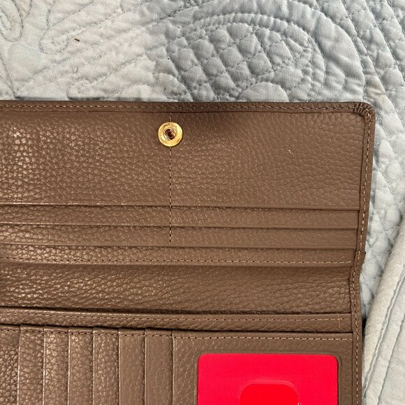 Dooney & Bourke brown/tan wallet - Picture 5 of 6